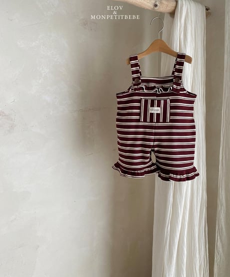 10[予約]elov&monpetitbebe bagely overall