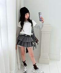 2[予約]COMMA label cancan skirt pants