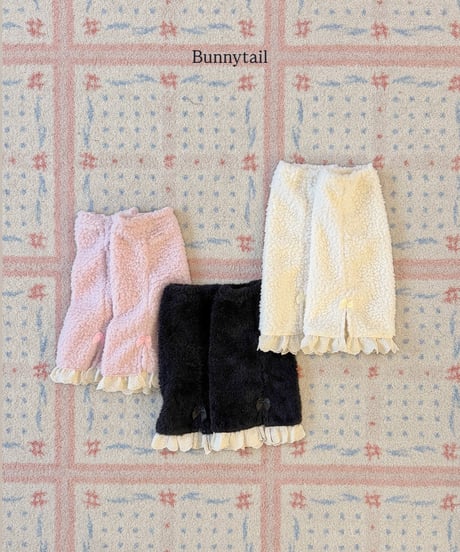 12[予約]bunnytail bunny lace warmer