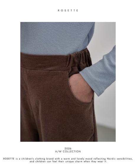 17[予約]ROSETTE more pants