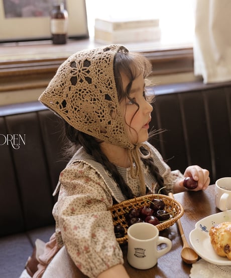 29[予約]OREN cosette knit triangular headscarf