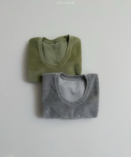 20[予約]minirobe velour neck mtm