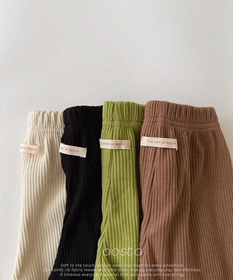 32[予約]Aosta butter pants