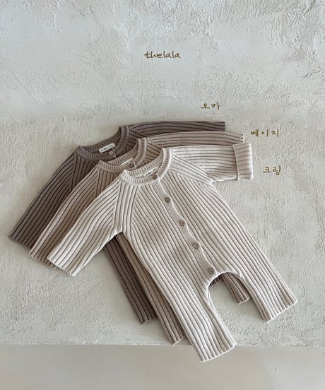 17[予約]thelala open knit suit