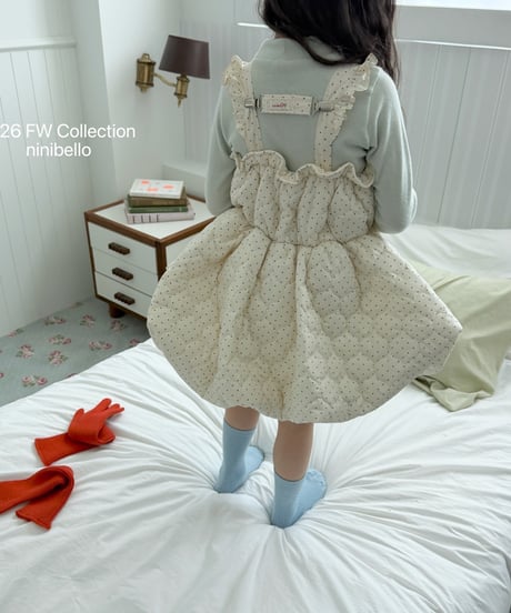 53[予約]ninibello picnic quilting dress