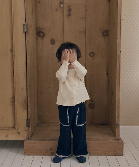 21[予約]送料無料 the beige mello waffle pants