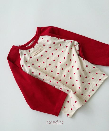 11[予約]Aosta dot raglan t