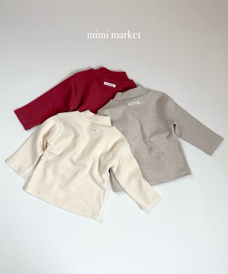 6[予約]mimi market peach turtleneck