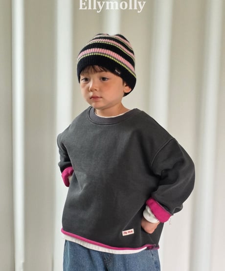 46[予約]ELLYMOLLY rough two tone dyed mtm