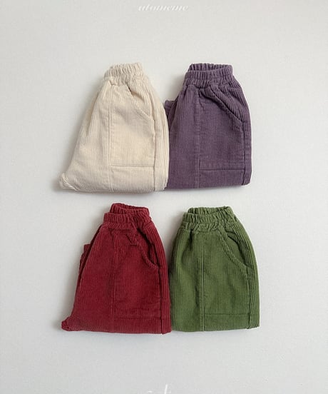 23[予約]atomeme mallang corduroy pants