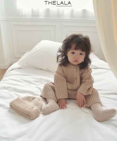 17[予約]thelala open knit suit