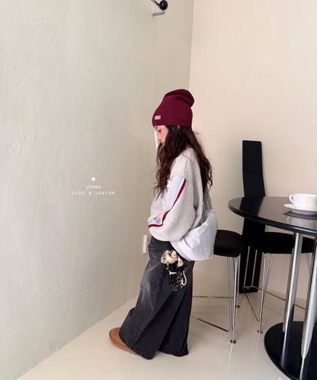 25[予約]COMMA slit sleeve mtm