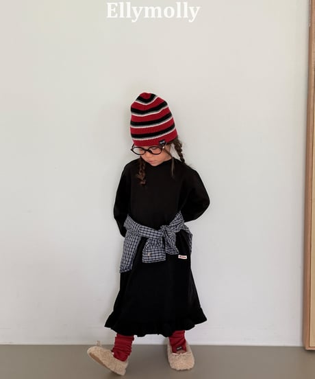 128[予約]ELLYMOLLY Chestnut Warmer Socks