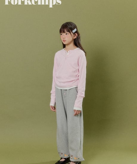 15[予約]FORKCHIPS peach snap t-shirt