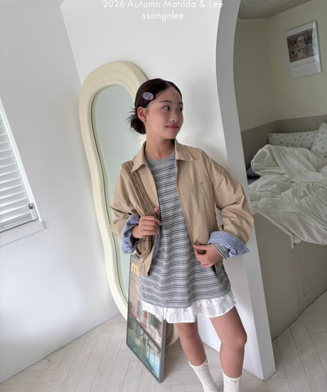 84[予約]matilda&lee colorblock jumper