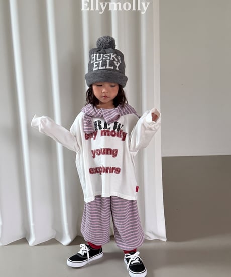 18[予約]ELLYMOLLY crew box t