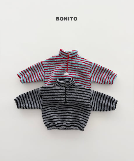 41[予約]bonito tumble style half zip