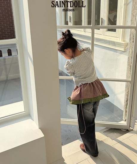57[予約]saintdoll check chips skirt