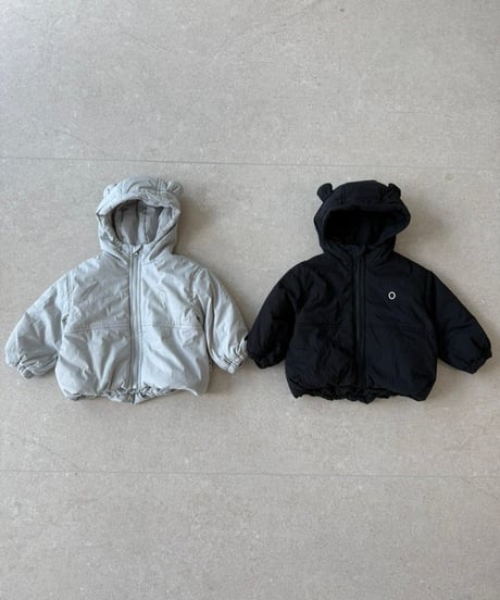 5[予約]ololala bear hood padded jacket