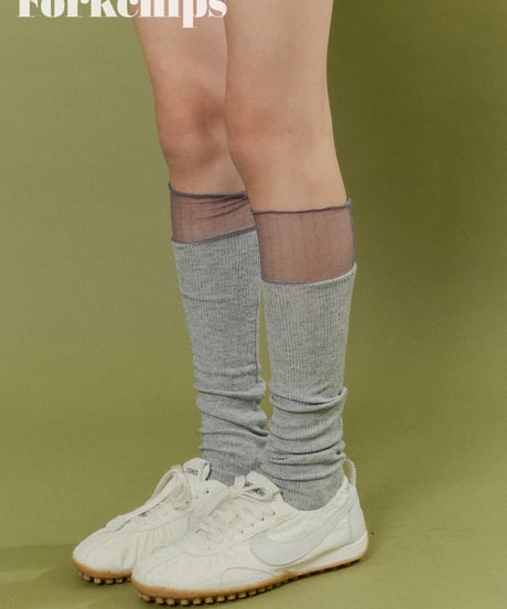 30[予約]FORKCHIPS dot mesh socks