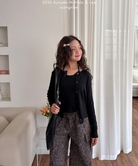 77[予約]matilda&lee lace halter cardigan set