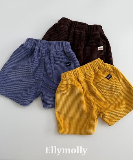 26[予約]ELLYMOLLY soda corduroy 5part pants