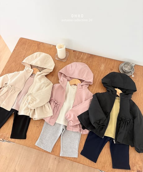 12[予約]ohho frill windbreaker