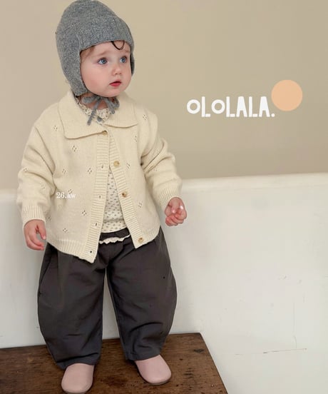 4[予約]ololala bella free baggy pants