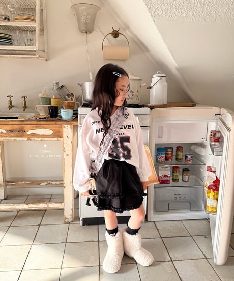 47[予約]COMMA frill shirring skirt