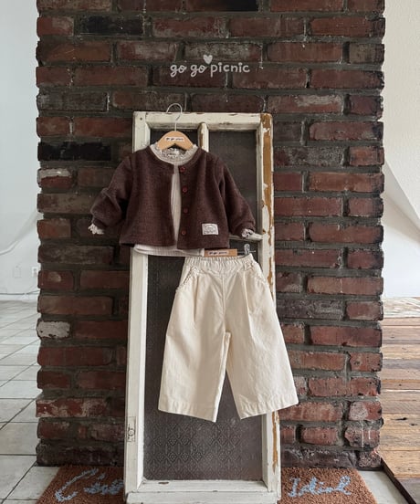 1[予約]go go picnic popo cardigan