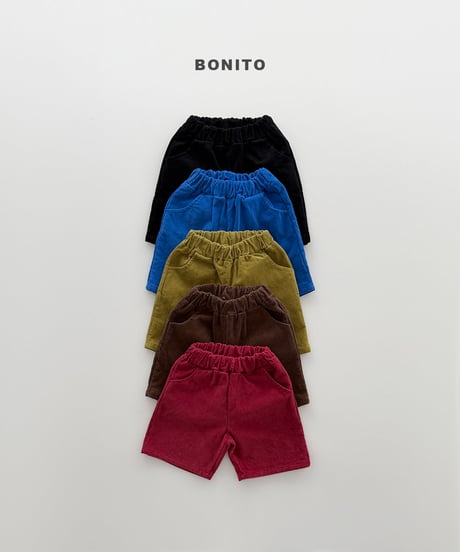8[予約]bonito corduroy shorts