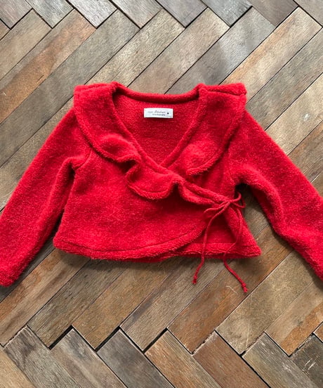 6[予約]mon Atelier margot wrap cardigan