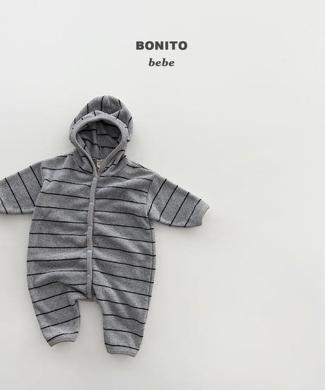 58[予約]bonito st terry hooded suit(6-18m)
