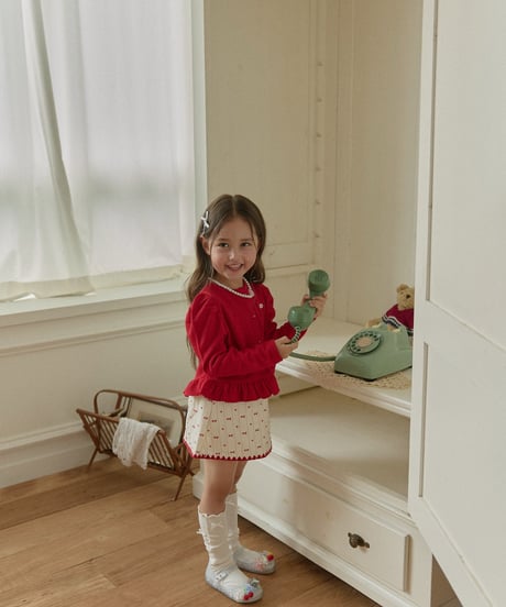 5[予約]berryberry sappun frill cardigan