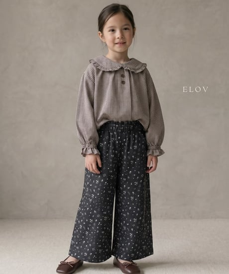 4[予約]elov&monpetitbebe ruby floral pants
