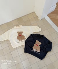 21[予約]ninibello teddy bear raglan mtm