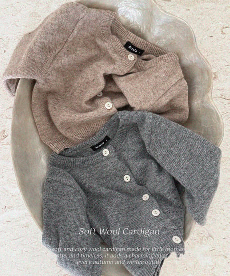 6[予約]Aosta knit cashmere cardigan