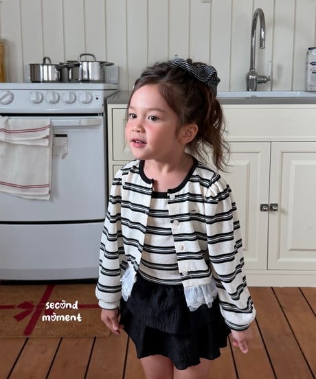 35[予約]second moment blooming cardigan set