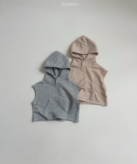 42[予約]digreen woody hooded vest