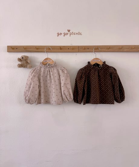 2[予約]go go picnic noel blouse
