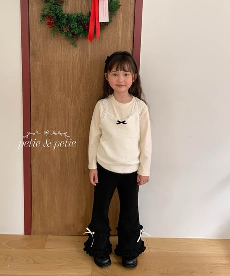 14[予約]petit&petit pposongi frill pants