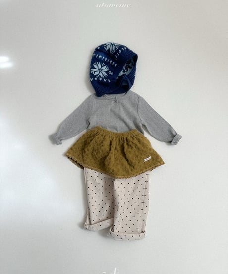 25[予約]atomeme heart corduroy pants