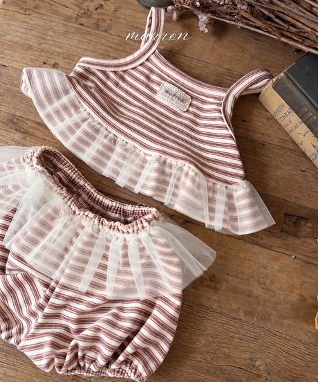 50[予約]marron bunny set(6-18m)