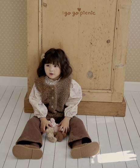 1[予約]go go picnic teddy vest