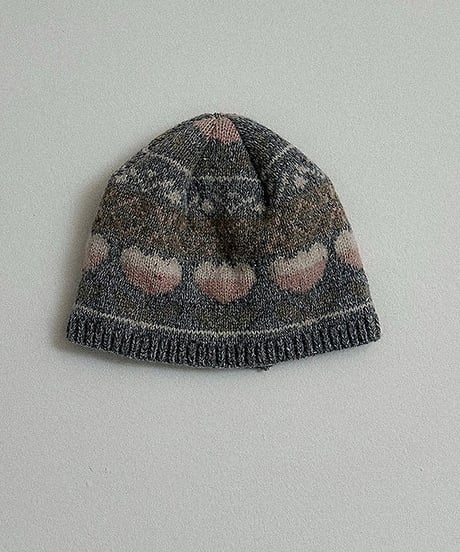 51[予約]minirobe flower jagard beanie