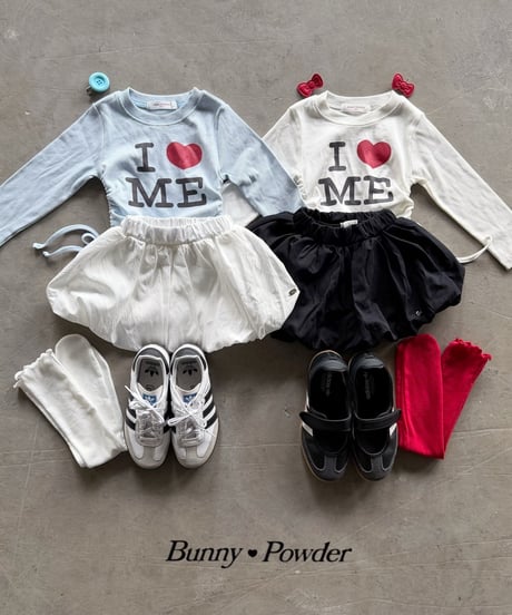 56[予約]bunny powder balloon skirt