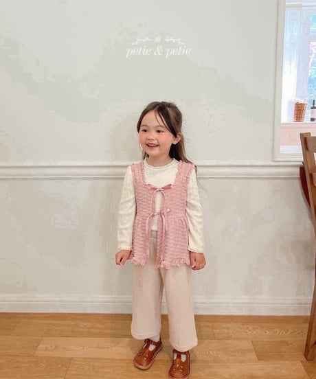 13[予約]petit&petit molly lace t