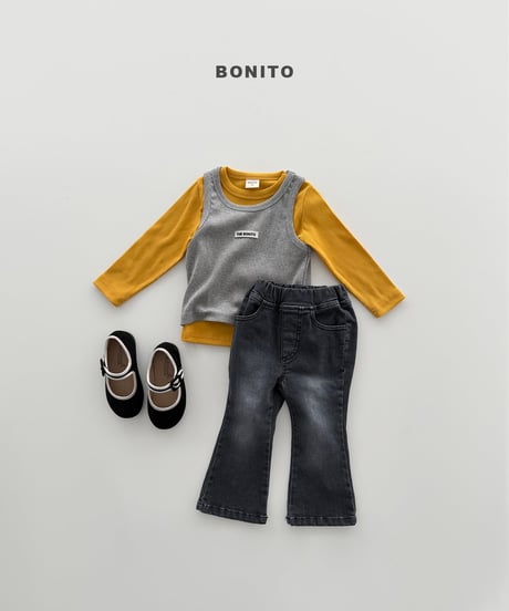 57[予約]bonito bootcut stretch denim pants