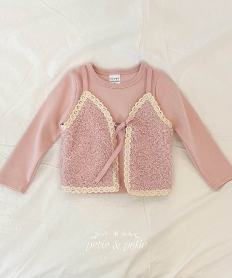 11[予約]petit&petit vanilla bustier t