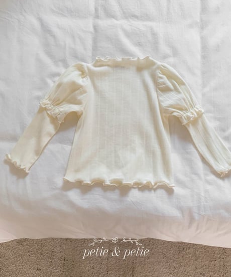 14[予約]petit&petit mellow rib t